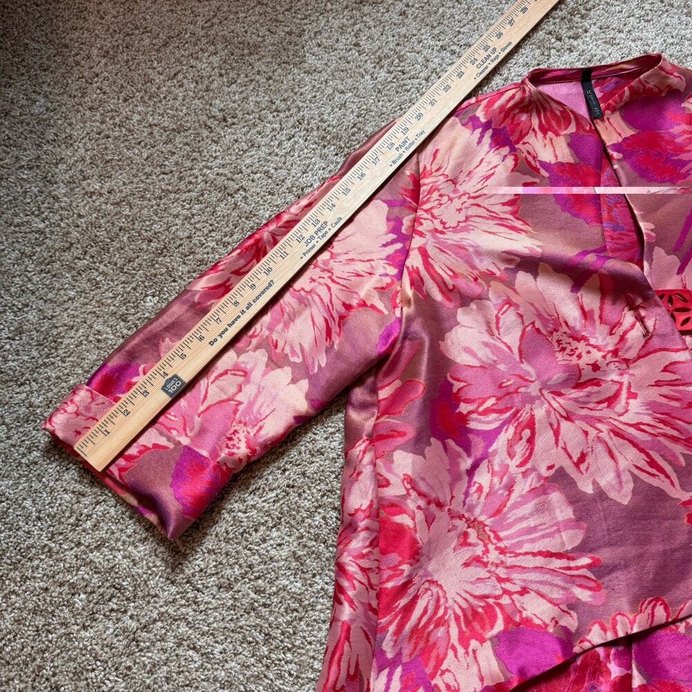 IC by Connie Abstract Floral Vintage Boho Jacket XL - Picture 12 of 16